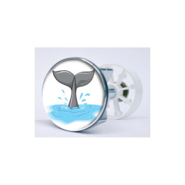 Stickers visage heureux autocollant bonde lavabo évier bouchon
