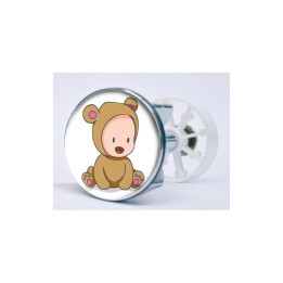 Stickers visage heureux autocollant bonde lavabo évier bouchon