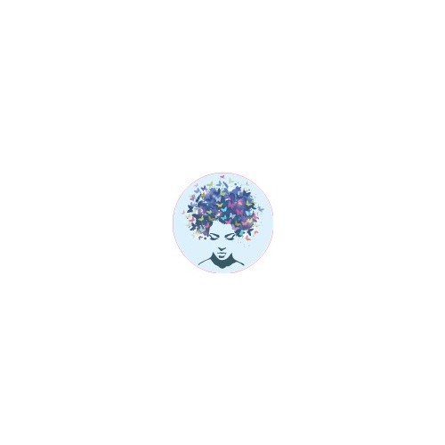 Stickers Femme 8 autocollant bonde lavabo évier bouchon