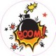 Stickers visage heureux autocollant bonde lavabo évier bouchon