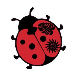 Autocollant coccinelle sticker adhesif
