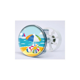 Stickers visage heureux autocollant bonde lavabo évier bouchon