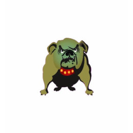 Autocollant Bulldog Feroce stickers adhesif