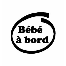 Autocollant Bébé à bord