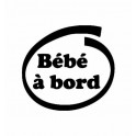Autocollant Bébé à bord