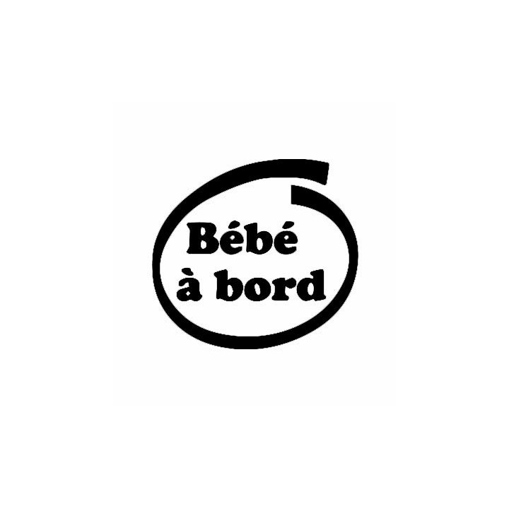 Autocollant Bébé à bord