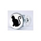 Stickers visage heureux autocollant bonde lavabo évier bouchon