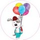Stickers visage heureux autocollant bonde lavabo évier bouchon