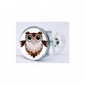 Stickers visage heureux autocollant bonde lavabo évier bouchon