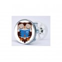 Stickers visage heureux autocollant bonde lavabo évier bouchon
