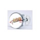 Stickers visage heureux autocollant bonde lavabo évier bouchon