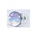Stickers visage heureux autocollant bonde lavabo évier bouchon