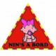 Sticker Nin's Edge baby red