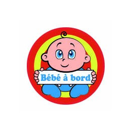 Autocollant Bébé à bord cercle catalan