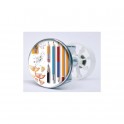 Stickers visage heureux autocollant bonde lavabo évier bouchon