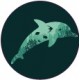 Stickers whale wall sticker sticker switch