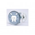 Stickers visage heureux autocollant bonde lavabo évier bouchon