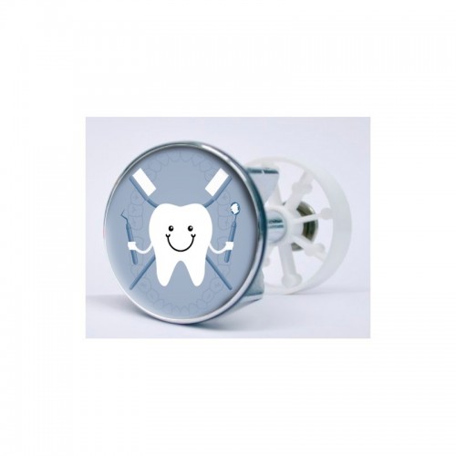 Stickers visage heureux autocollant bonde lavabo évier bouchon