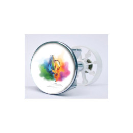 Stickers visage heureux autocollant bonde lavabo évier bouchon