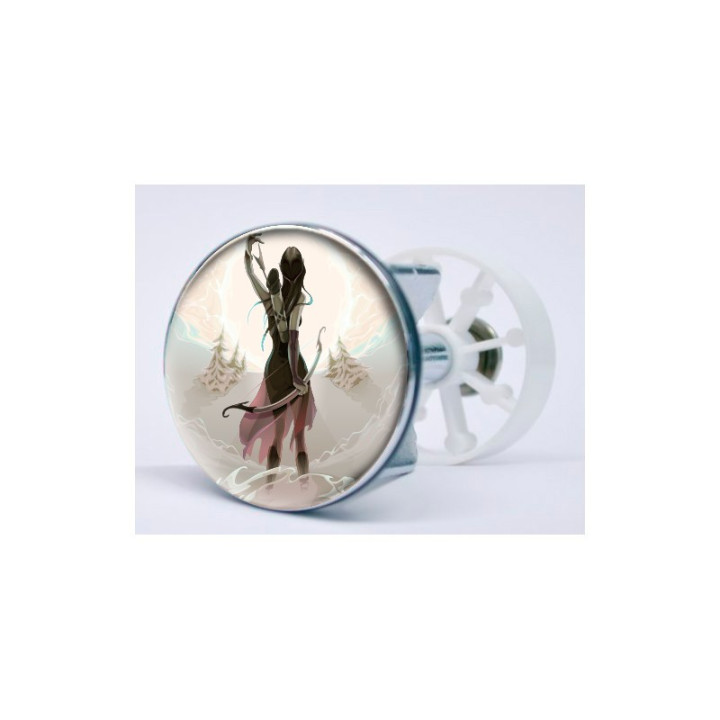 Stickers visage heureux autocollant bonde lavabo évier bouchon