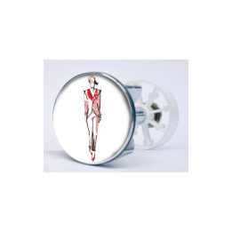 Stickers visage heureux autocollant bonde lavabo évier bouchon