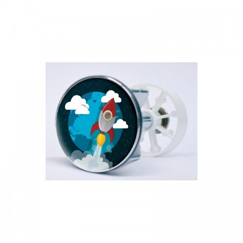 Stickers visage heureux autocollant bonde lavabo évier bouchon