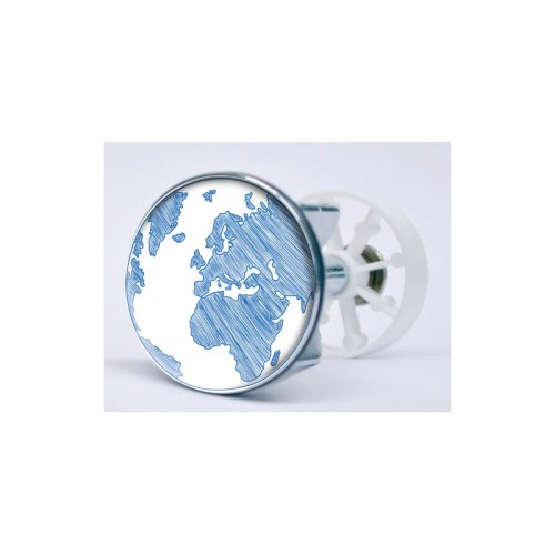 Stickers visage heureux autocollant bonde lavabo évier bouchon