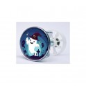 Stickers visage heureux autocollant bonde lavabo évier bouchon