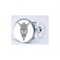 Stickers visage heureux autocollant bonde lavabo évier bouchon