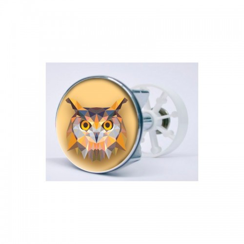 Stickers visage heureux autocollant bonde lavabo évier bouchon