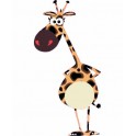 Autocollant Girafe sticker adhesif