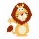 Autocollant Lion animal sticker adhesif