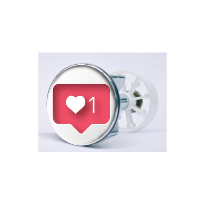 Stickers visage heureux autocollant bonde lavabo évier bouchon
