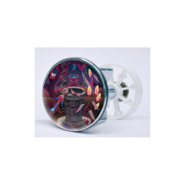 Stickers visage heureux autocollant bonde lavabo évier bouchon