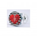 Stickers visage heureux autocollant bonde lavabo évier bouchon