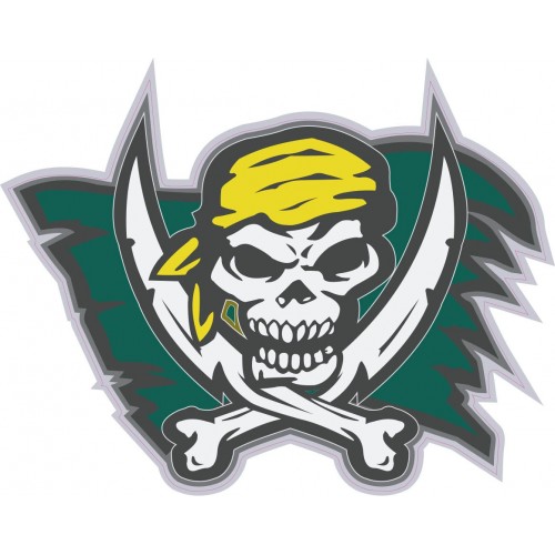 Tête de mort pirate - autocollant sticker adhésif