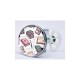 Stickers visage heureux autocollant bonde lavabo évier bouchon