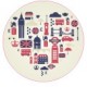 Stickers whale wall sticker sticker switch