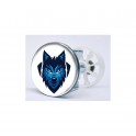 Stickers visage heureux autocollant bonde lavabo évier bouchon