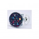 Stickers visage heureux autocollant bonde lavabo évier bouchon