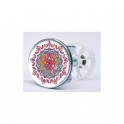 Stickers visage heureux autocollant bonde lavabo évier bouchon