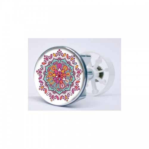 Stickers visage heureux autocollant bonde lavabo évier bouchon