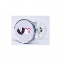 Stickers visage heureux autocollant bonde lavabo évier bouchon