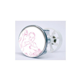 Stickers visage heureux autocollant bonde lavabo évier bouchon