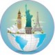 Stickers whale wall sticker sticker switch