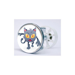 Stickers visage heureux autocollant bonde lavabo évier bouchon