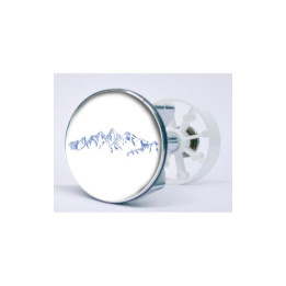 Stickers visage heureux autocollant bonde lavabo évier bouchon