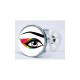 Stickers visage heureux autocollant bonde lavabo évier bouchon