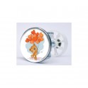 Stickers visage heureux autocollant bonde lavabo évier bouchon