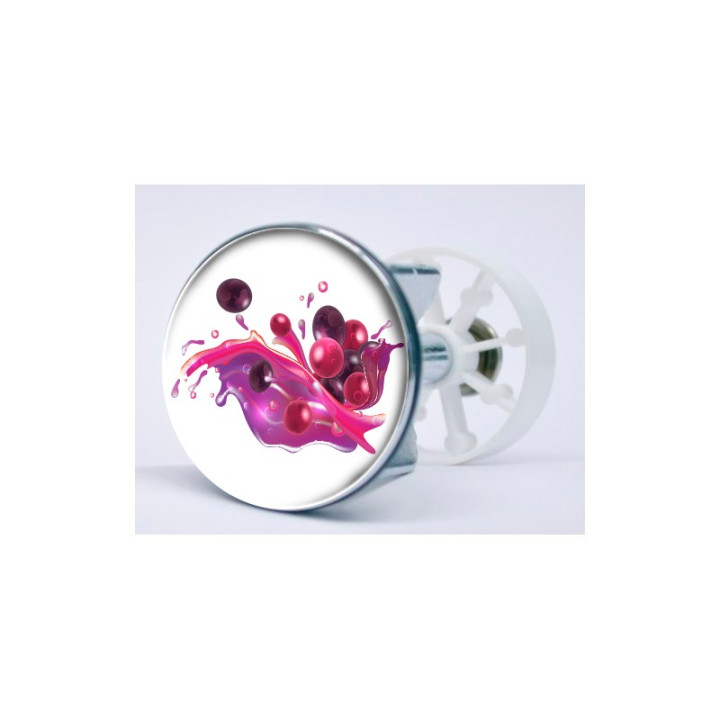 Stickers visage heureux autocollant bonde lavabo évier bouchon